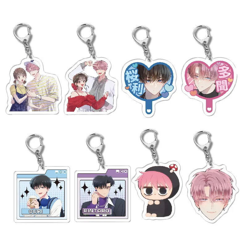 Tamon's B-side Which Face Does Tamon Have Now Anime Related Product Gift Key Chain Bag Charms Souvenir Creative Pendant Jewelry
