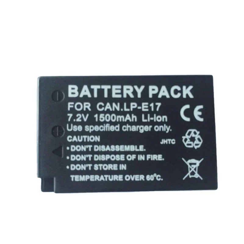 Rechargeable 1500mAh LPE17 LP E17 LP-E17 Battery for Canon EOS RP, Rebel SL2, SL3, T6i, T6s, T7i, M3, M5, M6 800D 8000D Kiss X8i