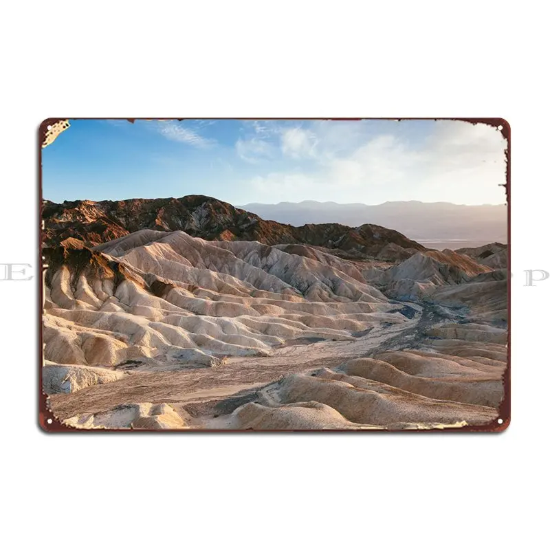 Death Valley At Sunset Metal Plaque Wall Decor Customized Pub Cinema Garage Tin Sign Poster