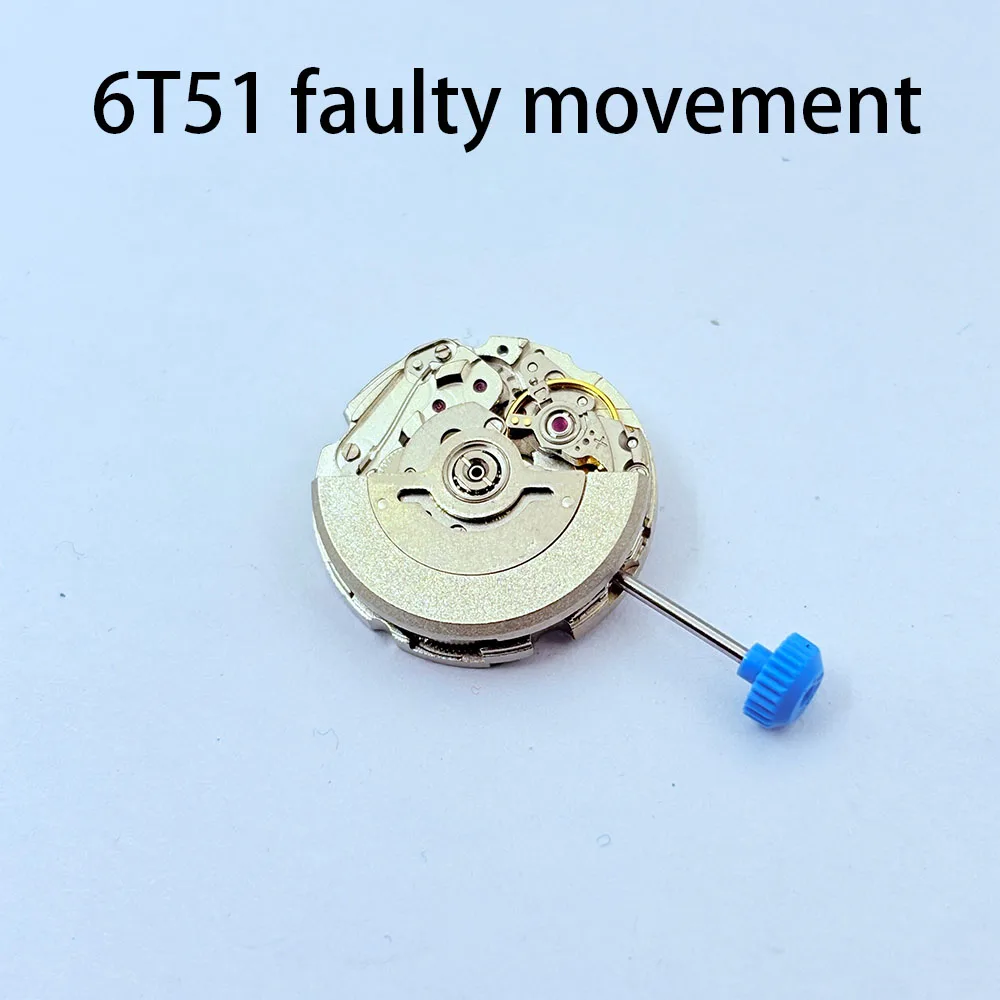 ملحق الساعة 6T51 حركة خاطئة، غير يعمل، مكسور، موفر للتعلم والاستخدام، DIY #1