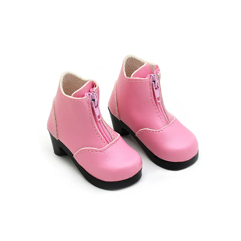 Botas de couro de boneca com articulações, acessórios de vestir, 1/3 bjd, 60cm, tamanho 7.5x3.2cm, novo