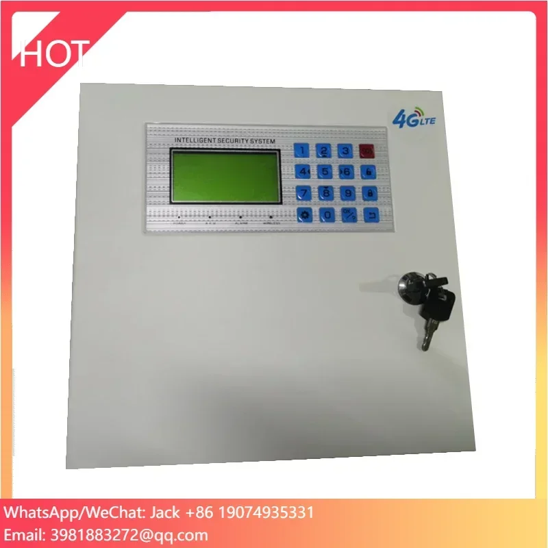 Control remoto inalámbrico con cable, sistema de seguridad de alarma antirrobo de larga distancia, Panel Host para Detector de humo de Gas y fuego de agua