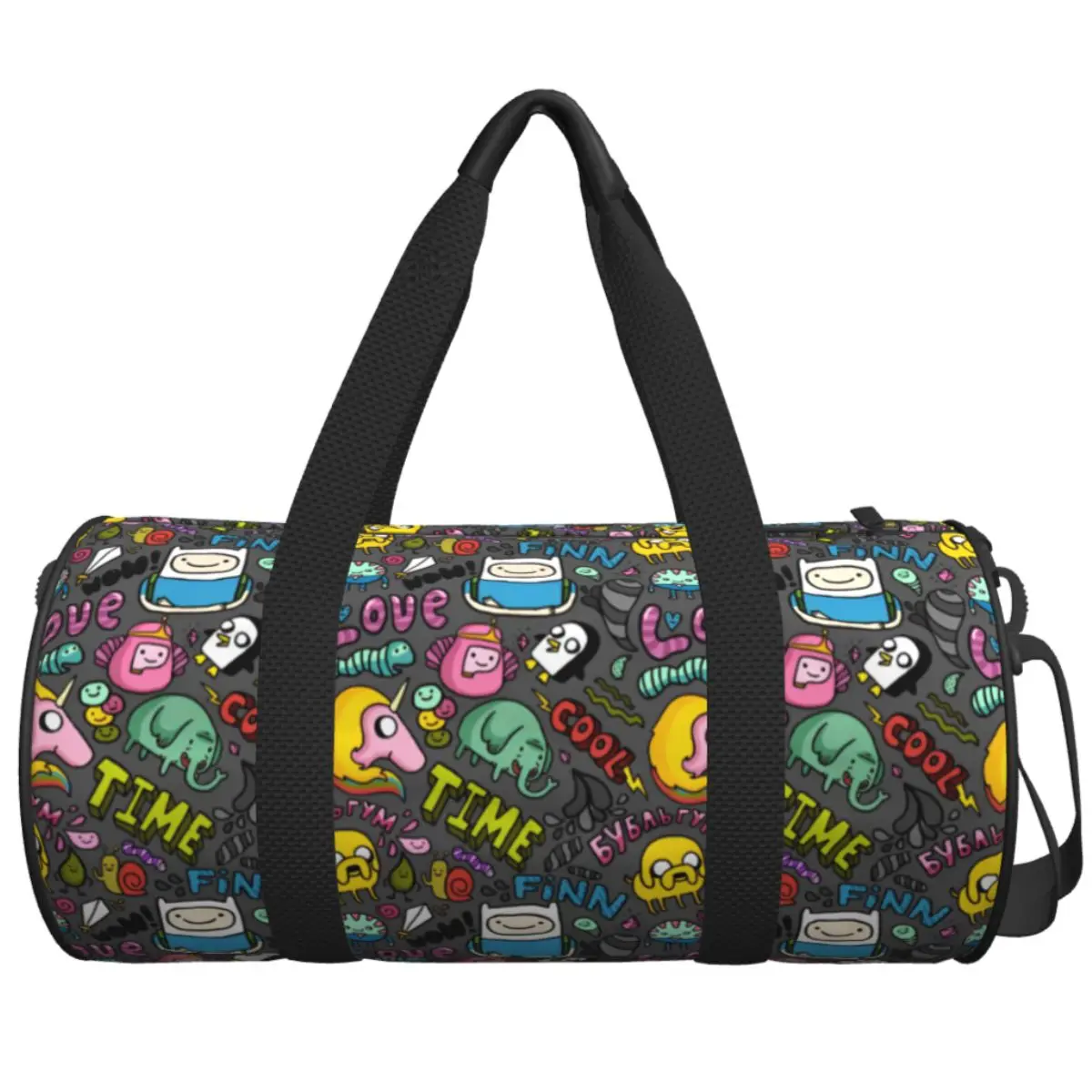 

Спортивная сумка Adventure Kawaii Times Спортивная сумка Большая пара Открытый узор Сумка Ретро Тренировочная сумка для фитнеса