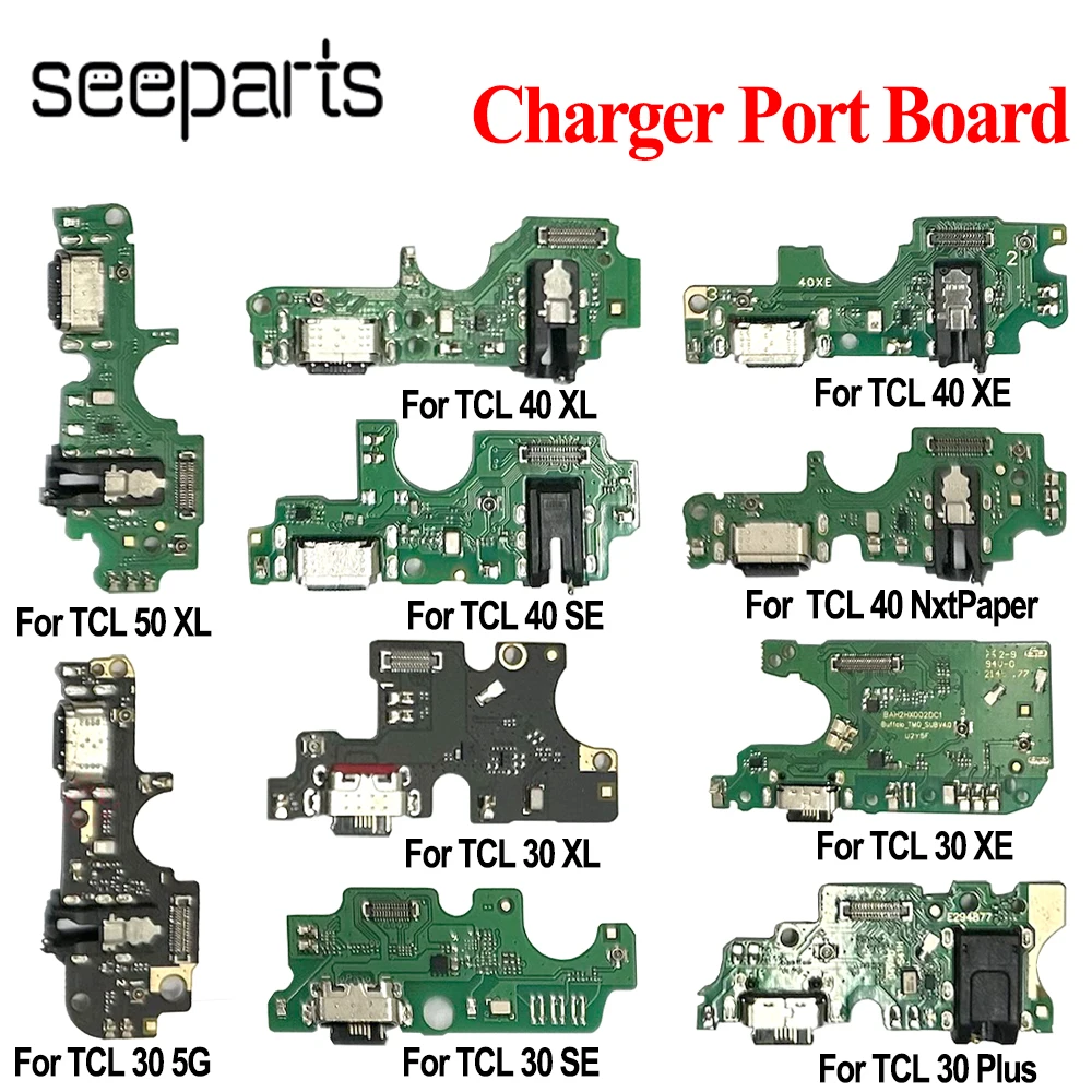 Para TCL Plex, para TCL 30 40 50 XL SE XE 405 503 40 NxtPaper, Conector de Puerto de Carga USB, Placa Flexible, Cable de Carga