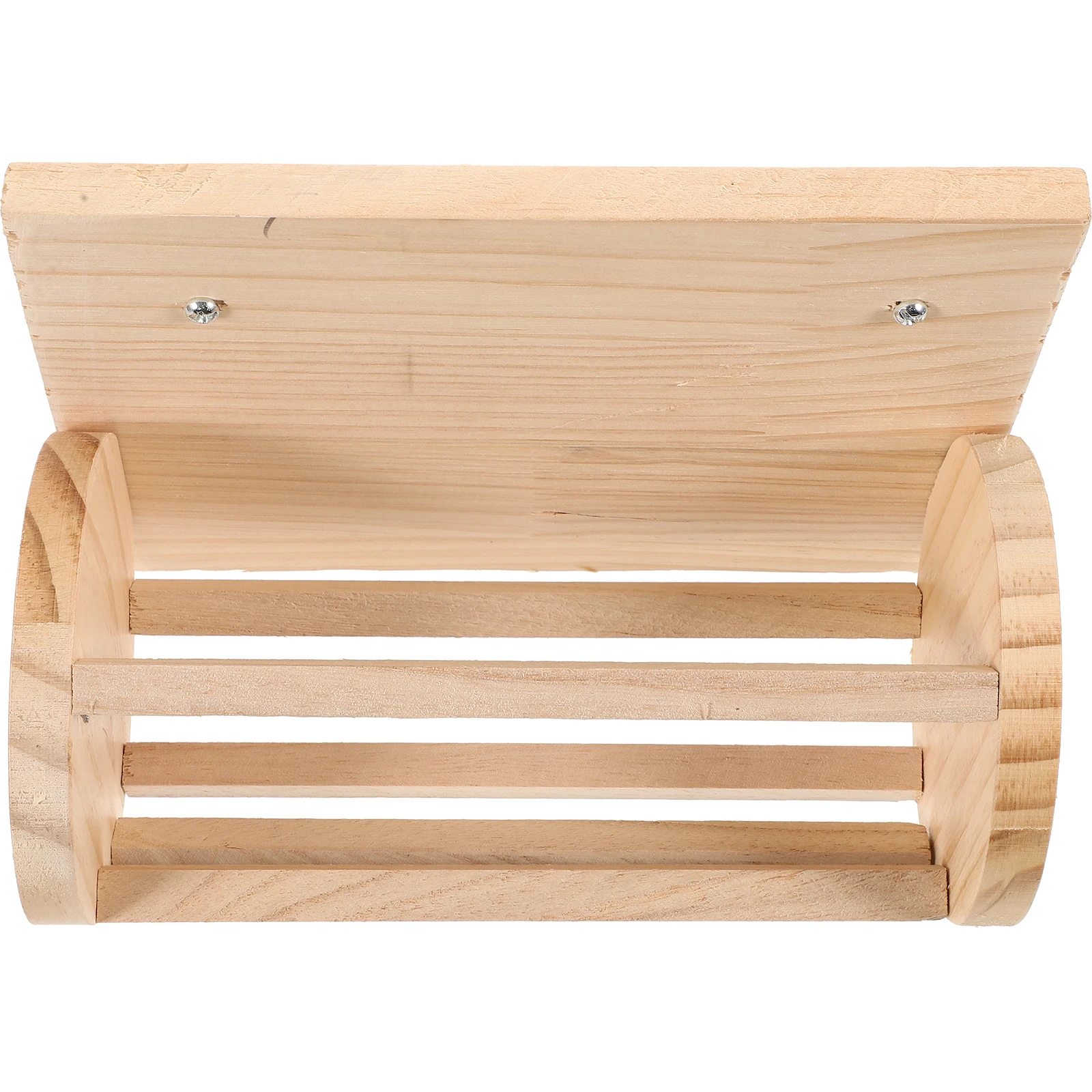

Wooden Straw Food Bowl Pet Feeder Bunny Storage Holder Rabbit Cage Dispenser Rack Durable Wood Material Safe Smooth Surfaces Dry