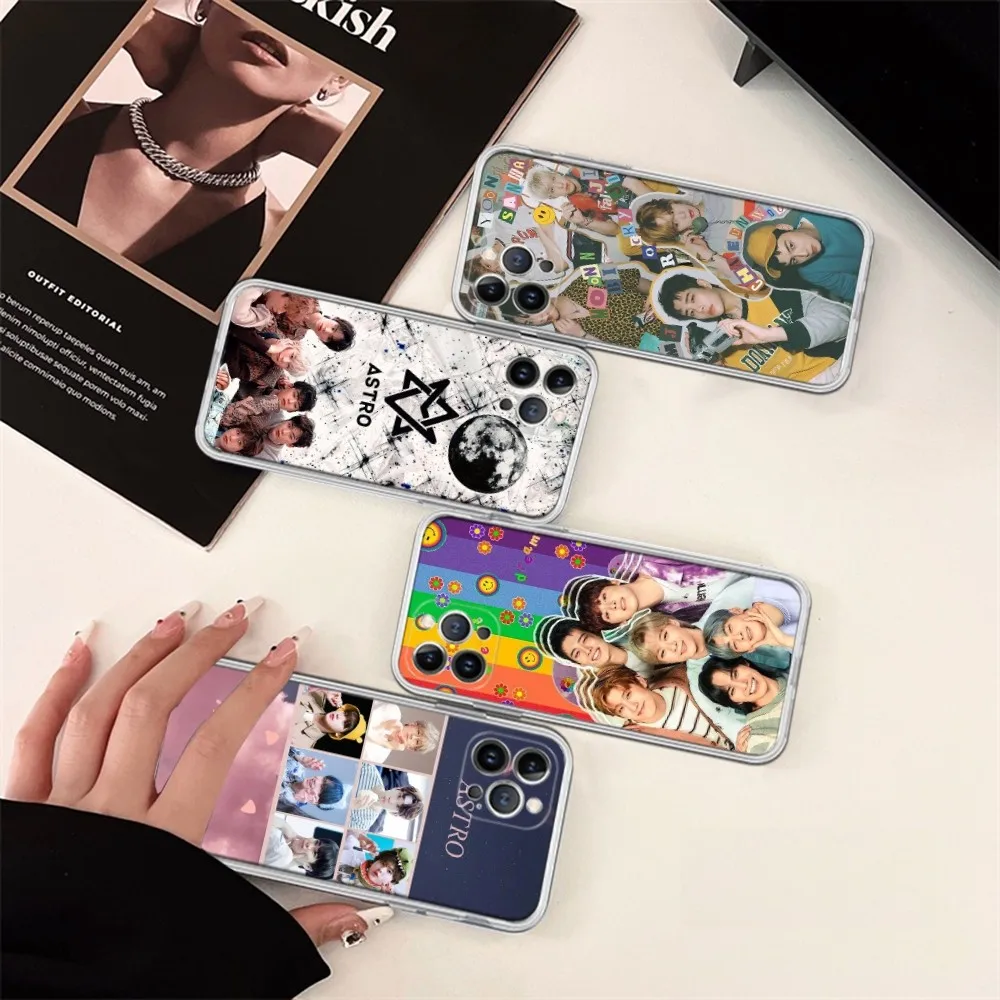 

Kpop Astro Cha Eun Woo Phone Case Silicone Soft For Iphone 16 15 14 13 12 11 Pro Mini XS MAX Plus X Cover