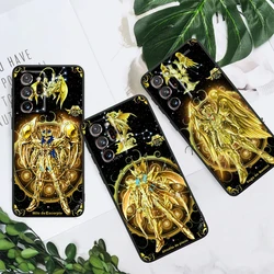 Saint Seiya 12 Constellations For Samsung Note 20 10 Ultra Plus A31 A14 A12 A70 A34 A25 A04 A05 A15 A24 5G Black Soft