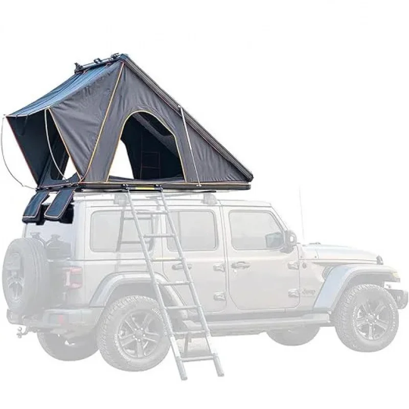 

4-Person Automatic Roof Top Tent Hard Shell Waterproof Aluminium Pop-up With Fiberglass Carbon Fiber Pole for Camping