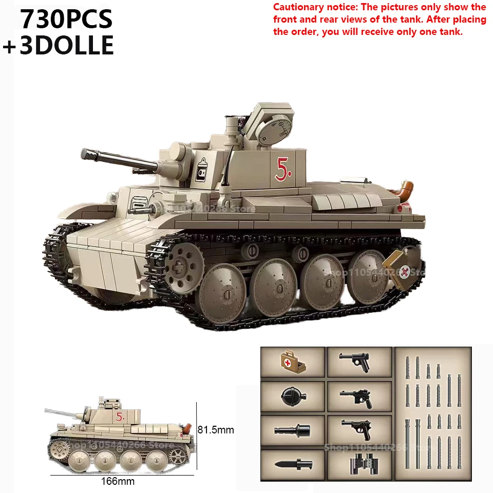 Militaire Sturmtiger Tank Bouwstenen Model - Oorlogsscène Militaire Stenen Assemblage Speelgoed voor Kinderen Cadeau