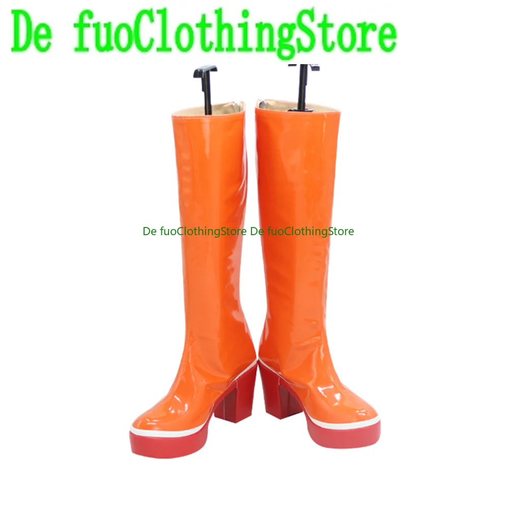 Space Channel 5-Ulalas Cosmic Attack Figma Cosplay Schoenen Laarzen GameAnime Game rollenspel Halloween Party Props Schoenen Laarzen