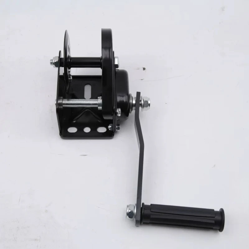 Manual Self‑Locking Hand Winch 800LBS 10M Steel Wire Rope Brake Hoist For Hand Pull Lifting Operation