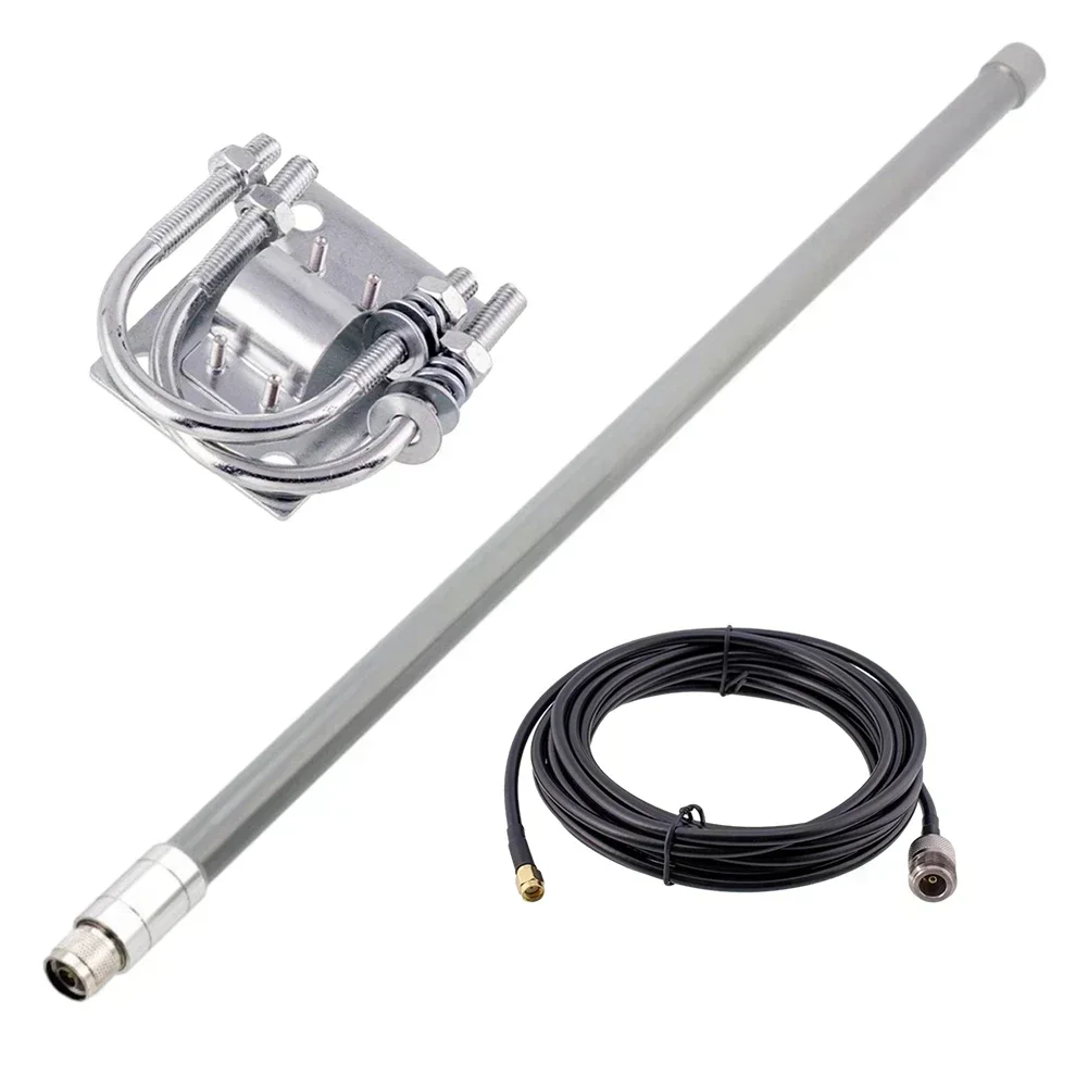 12dBi 868MHz 915MHz Optimised Tuned Helium Fiberglass Aerial Antenna N-Male 550mm Fiberglass Antenna Kit