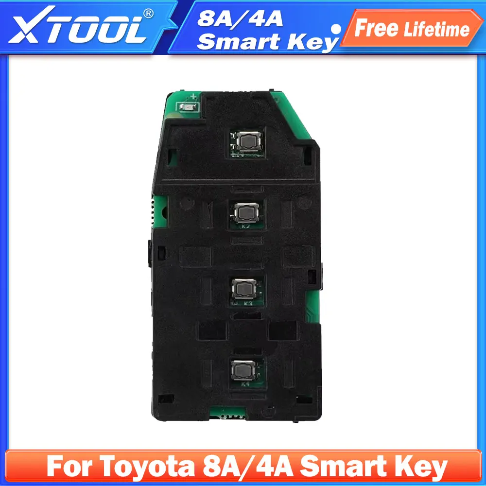 XTOOL For Toyota 8A/4A Smart Key Programming Without Casing Auto Key Coding Work With SK1 X100PAD3 IM508 X300