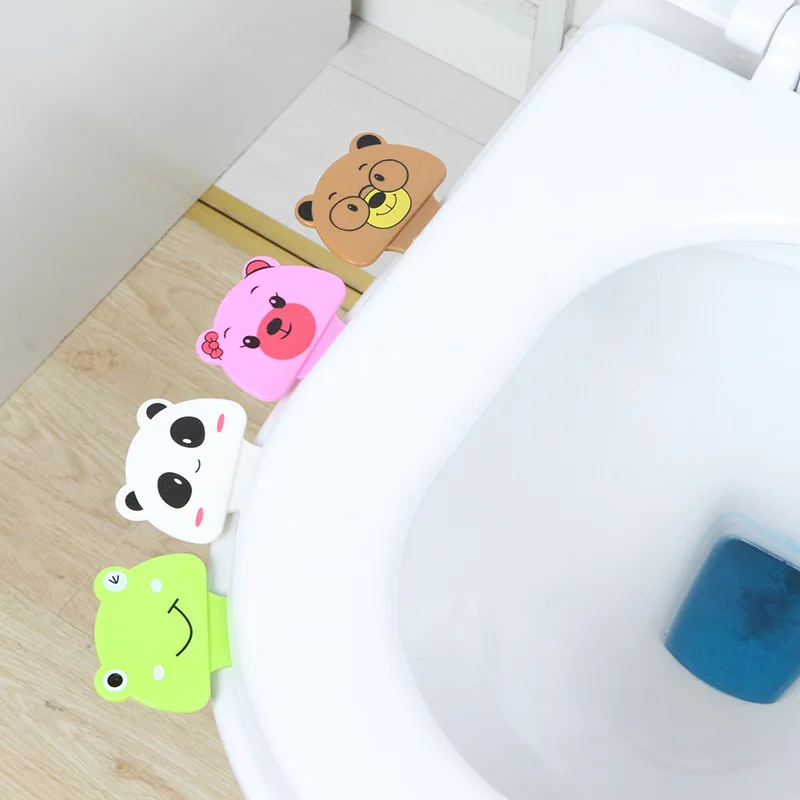 Cartoon Toilet Seat Handle Holder Sanitary Not Dirty Hand Toilet Lid Lifter Closestool Holder Toilet Lifter Bathroom Accessories