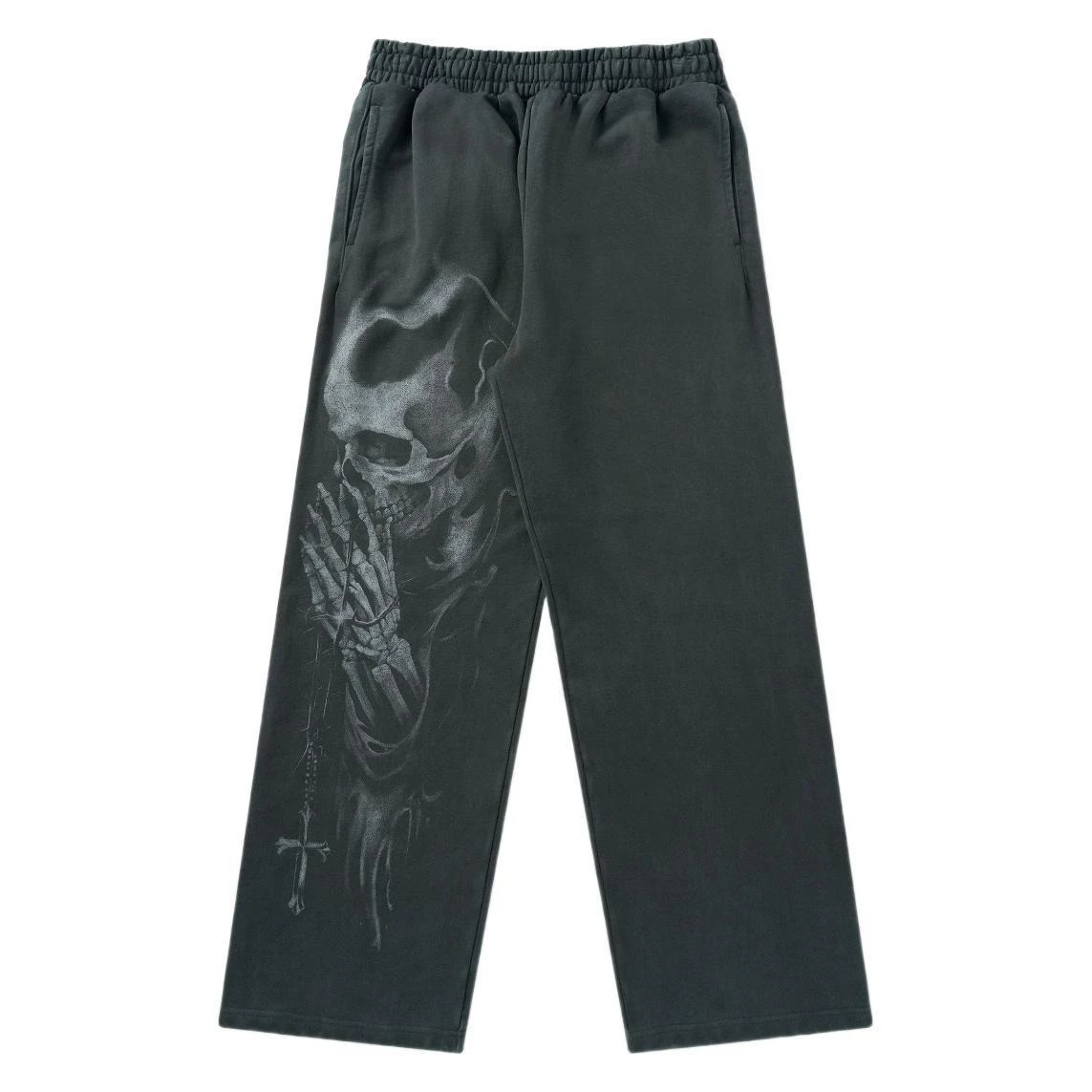 Spring Summer New American Vintage Printed Men's Pants Fitness Basketball Pants Street Hip Hop Baggy Pants Streetwear Men