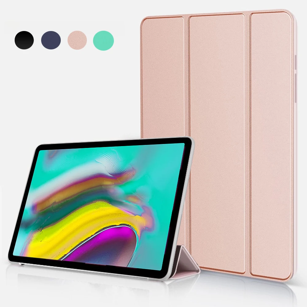 

Чехол для планшета Samsung Galaxy Tab S5E 10,5 дюйма, искусственная кожа с функцией поддержки