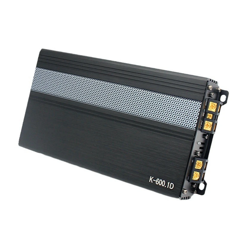 Single Channel Amplificador Class D Digital Car Amplifier 600W High-Power Car Amplifier Car Audio Modification K-600.1D