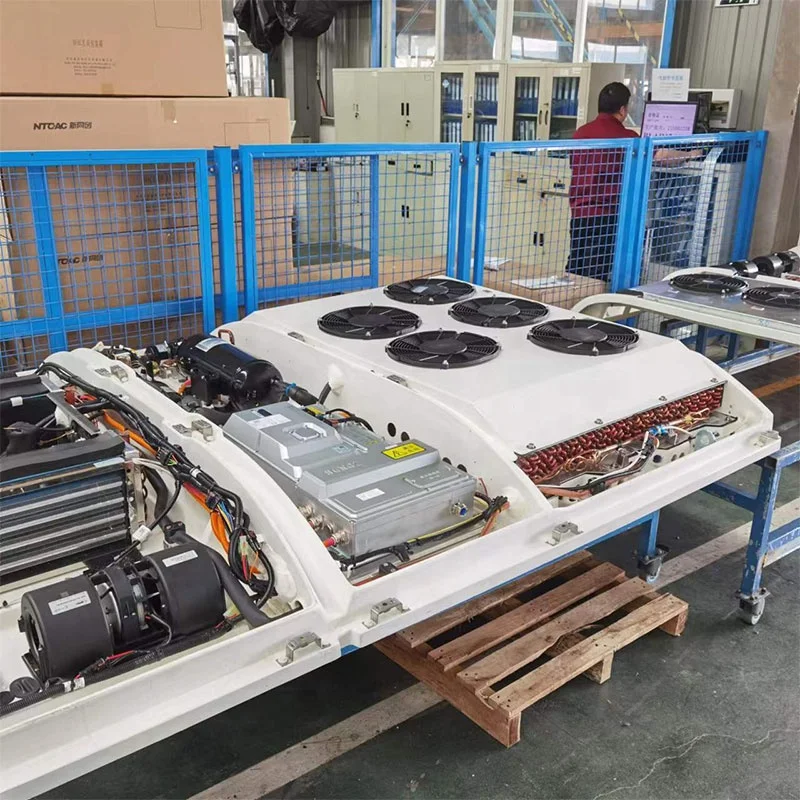 نظام تكييف الهواء العلوي لسقف الحافلة الكهربائية 22KW لمدرب EV بطول 8 أمتار