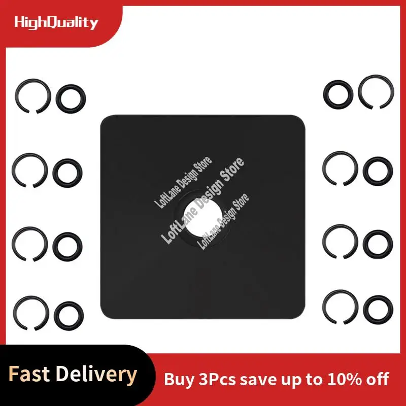 (4+4 Sets) 1/2And 3/8Inch Impact Retaining Ring Clip Friction Ring With O-Ring For Electric/Pneumatic Type Impact Wrench-A21R