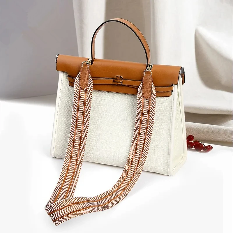 Bag Strap For Hermes Kelly Bags Stripe Webbing Shoulder Strap Replacement Crossbody Belts Bag Upgrade Modification Accessories