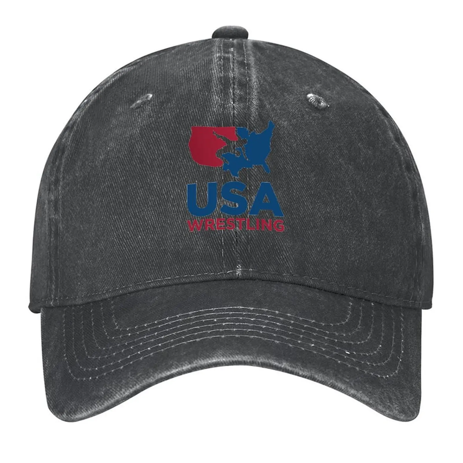 

Usa wrestling logo Baseball Cap Beach Hood Hat Luxury Brand Luxury Cap Women's Golf Clothing Men's