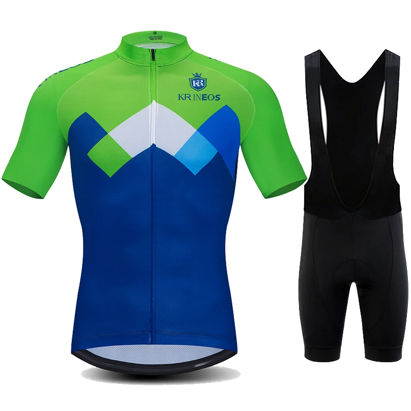 

Men's cycling jersey, set of short-sleeved sweatshirts, quick-drying breathable sportswear, cycling uniforms, 2024