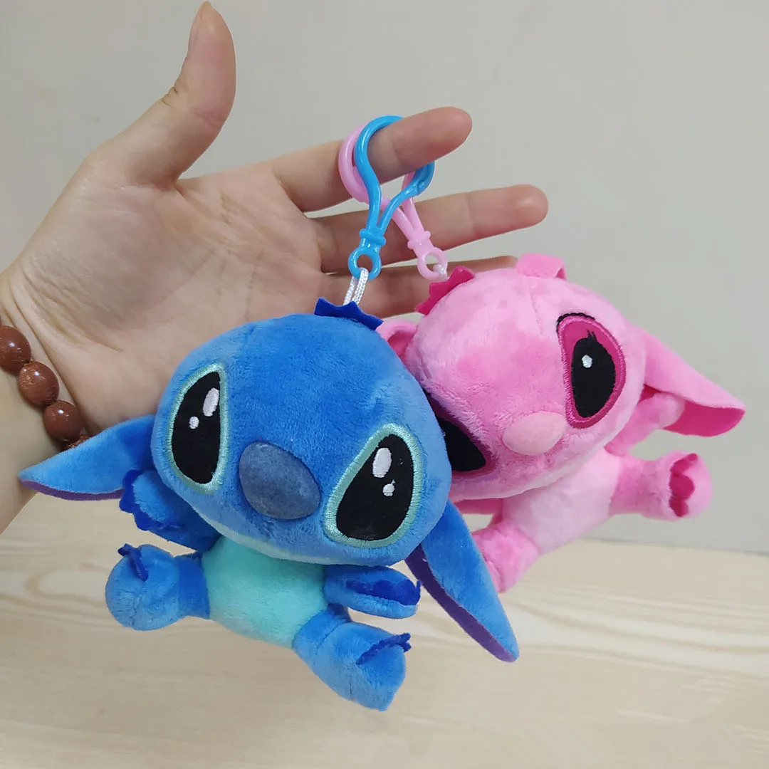 

MINISO Lilo Stitch Cosplay Keychain Doll Plush Dolls Kids Christmas Gift Pendant Accessories