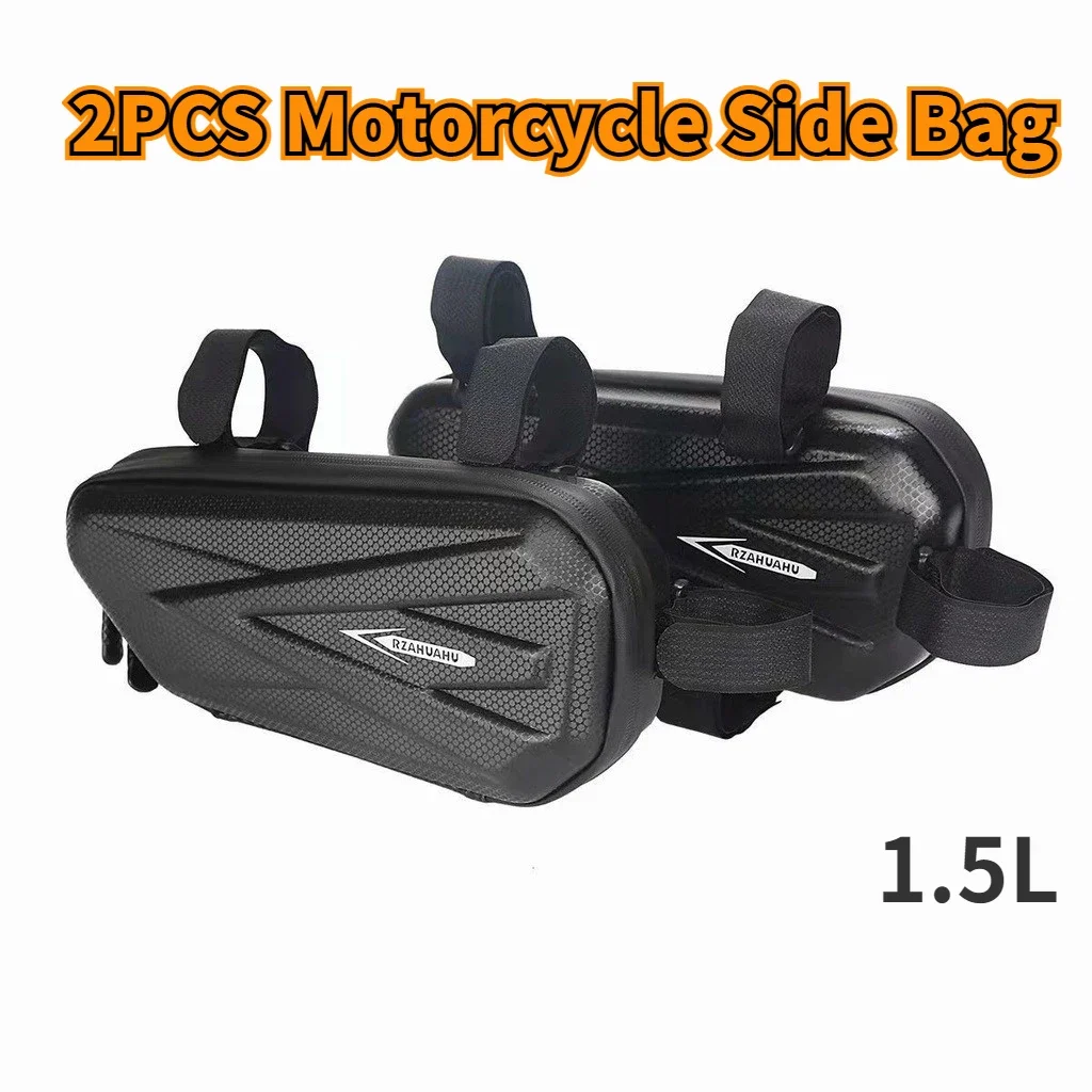 1.5L 2PCS Motorcycle Side Bag Suitable for KTM 125/200/250/390/790 Duke Adventure/990/S/R SMT, Waterproof Tool Triangle Bag 1.5L