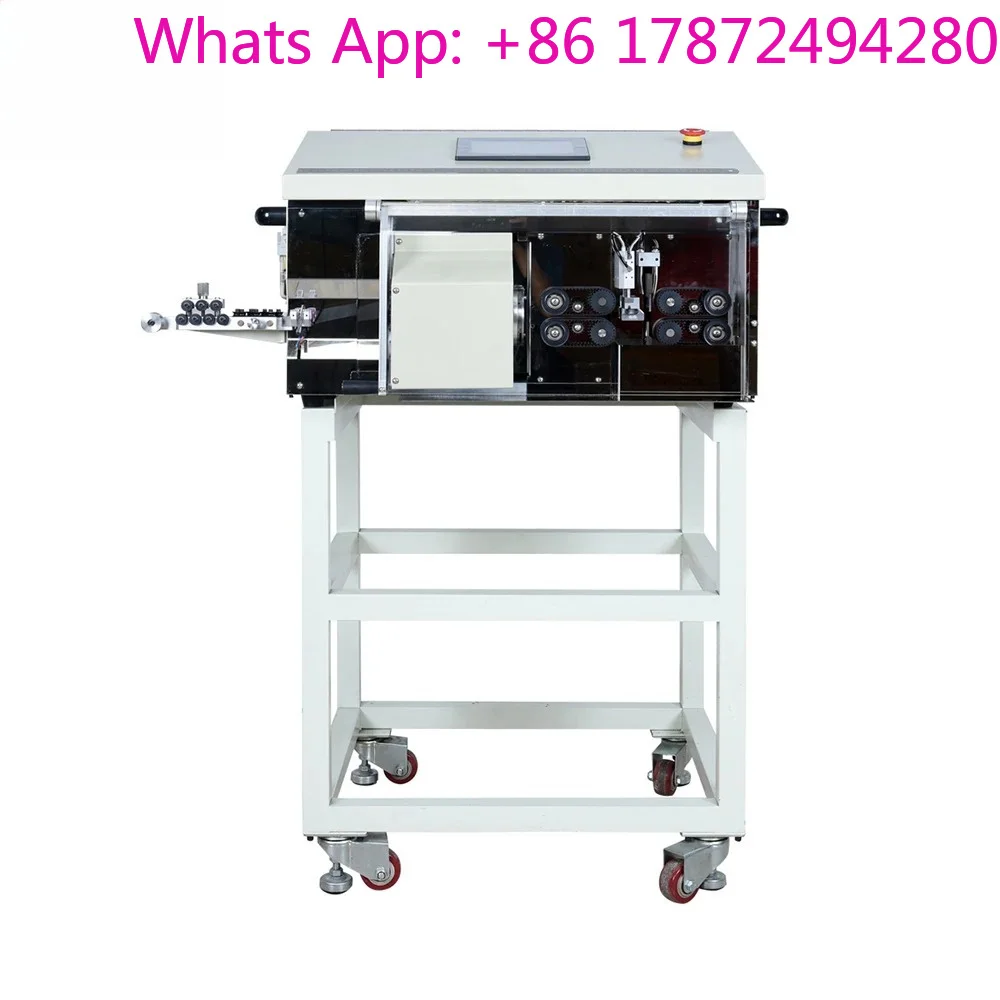 Automatic Coaxial Cable Stripper & Cutter Single Wire Slicing Peeling Machine for Cable Production
