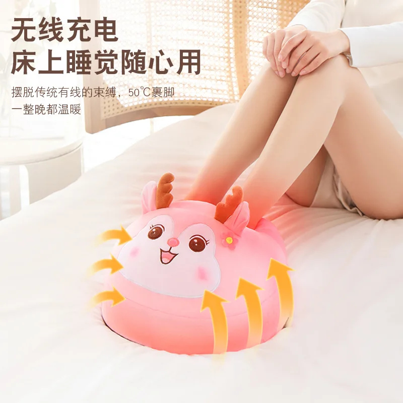 Foot warmer Winter plantar table office charging heating massager warmer Foot warmer