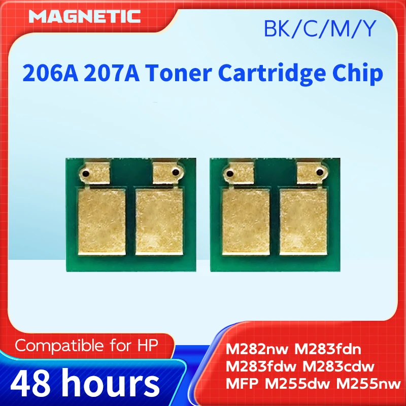 Toner Cartridge Chip 206A 207A compatible For HP M255dw M255nw M282nw M283fdn M283fdw M255 M282 M283 W2110A W2210A W2110 W2210