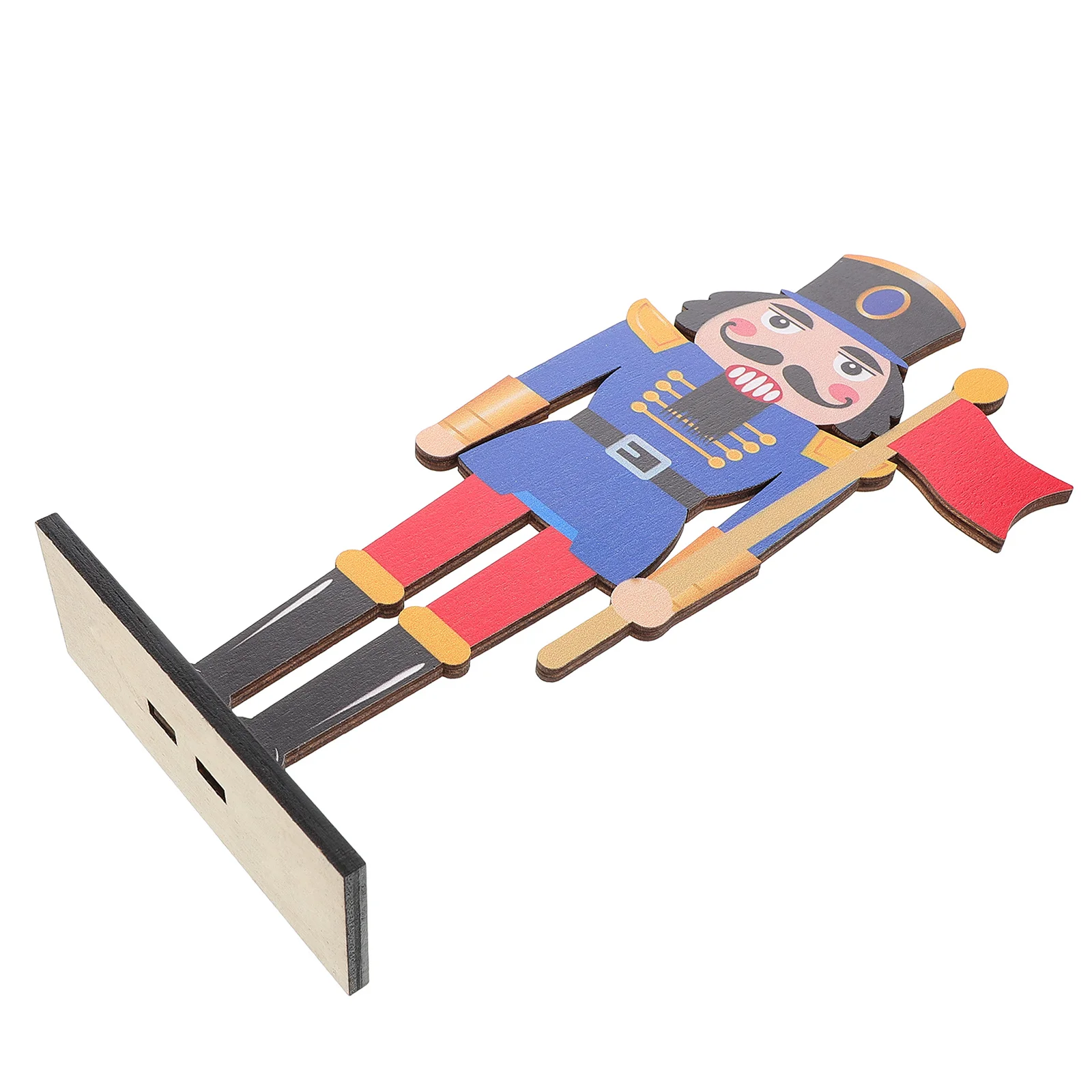 

Wooden Nutcracker Soldier Figure Christmas Decoration Table Centerpiece Home Holiday Ornament Traditional Design