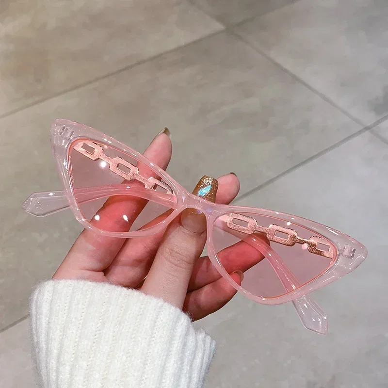 Nowe okulary przeciwsłoneczne Cat Eye Kobieta Modne kolorowe modne okulary Luksusowa marka Projektant Popularne okulary przeciwsłoneczne Odcienie UV400 dla pań