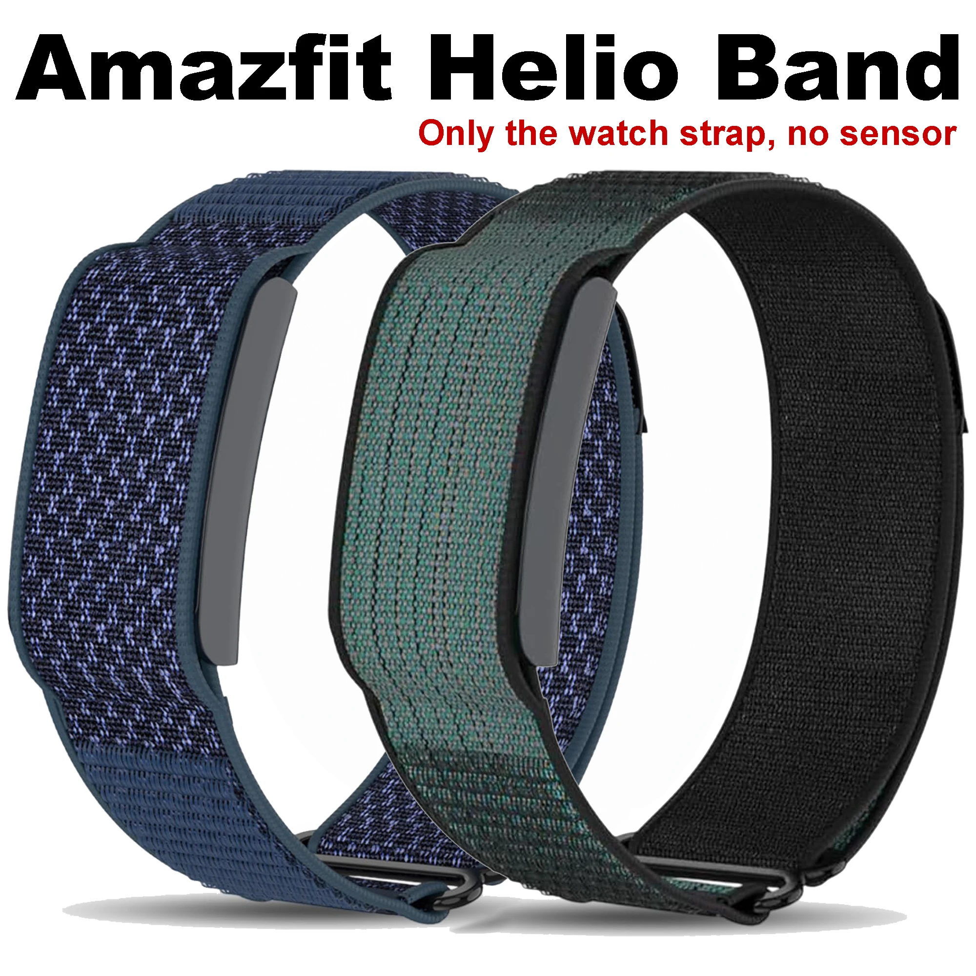 Trail Nylon Band for Amazfit Helio Strap Original Wristband Armband Sport Adjustable Bracelet Correa Amazfit Helio Watch Bands