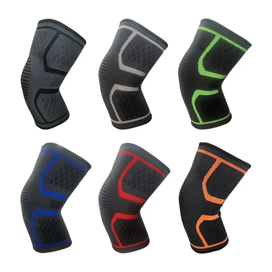 قطعتان من أكمام الركبة الضاغطة للجنسين - دعم وحماية الركبة لكرة السلة والجري وركوب الدراجات وجميع الرياضات #2
