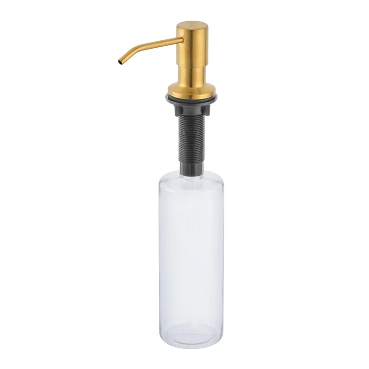 304 Stainless Steel Soap Dispenser Plastic 500ML Bottle For Kitchen Sink Soap Or Foam Dispenser In Metal Manufacturer In China