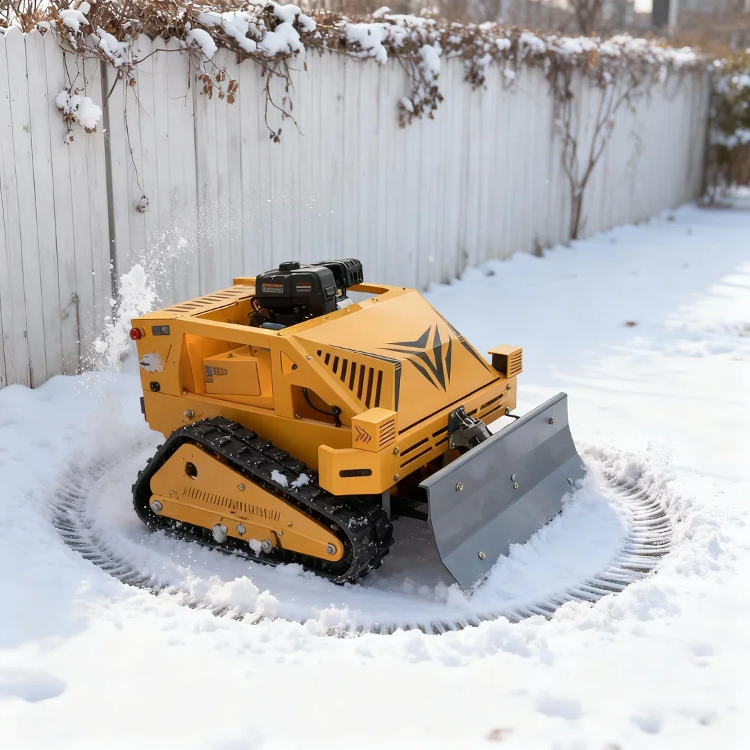 

Customized Farm & Garden Lawn Mower - High-power Engine Remote Control Remote Start Snow Shovel Accessory