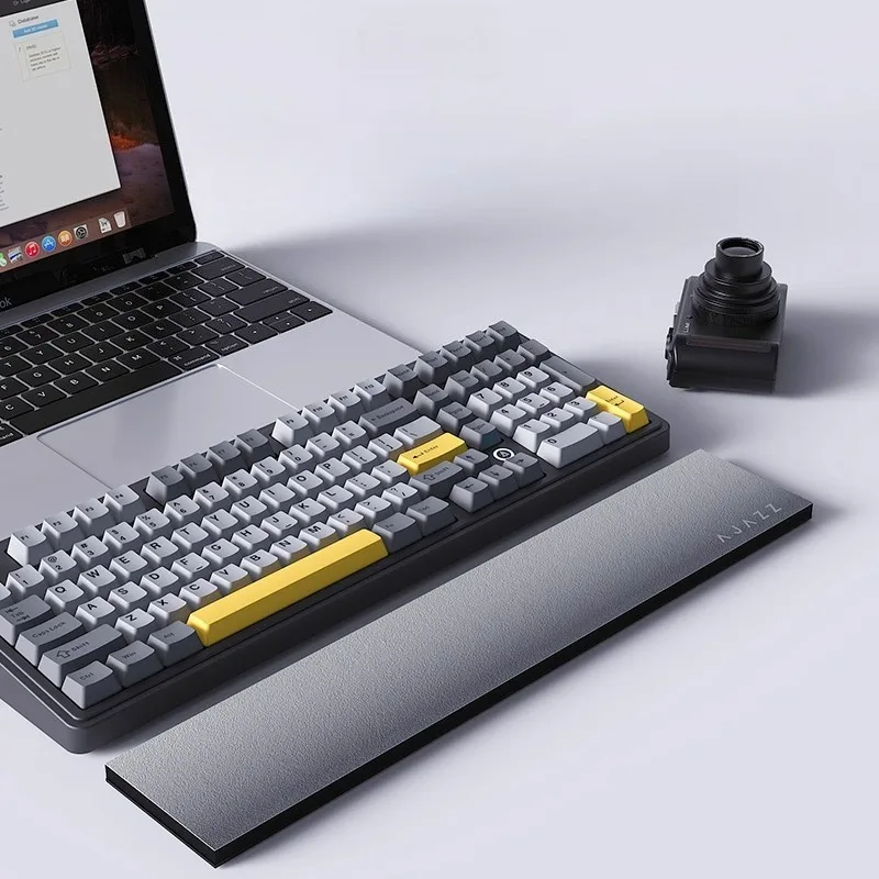 

Подставка для рук для механической клавиатуры, клавиши 81/87/104 универсальная водонепроницаемая, устойчивая к пятнам и скользящая подставка для рук, подушечка для запястья.