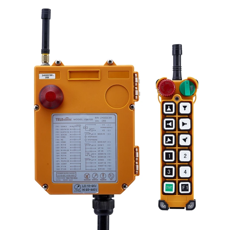 

Truck Crane Remote Controller F24-12D Wireless Remote Control with 2 Speed Keys