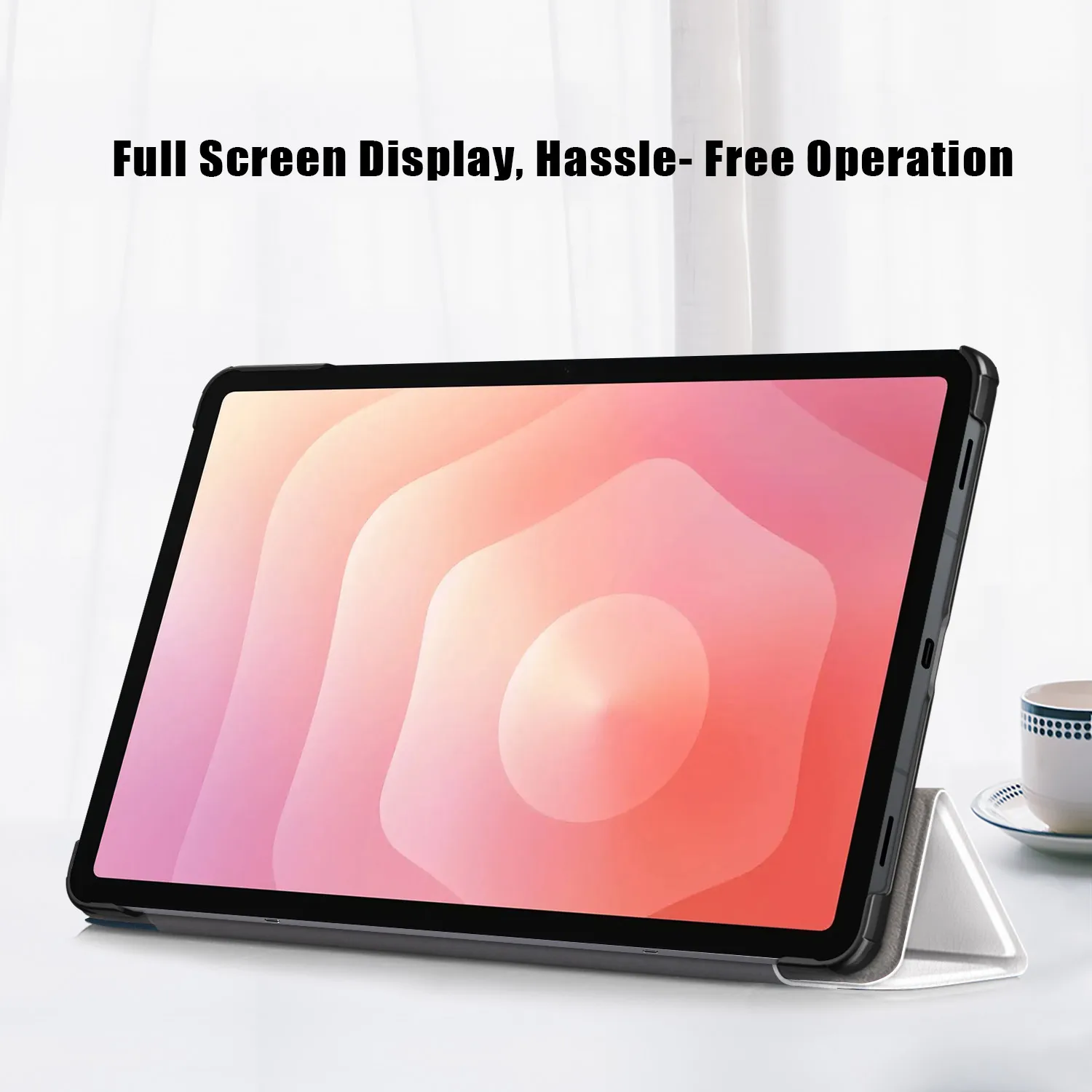 Per Samsung Tab S11 Custodia da 11 pollici 2025 Trifold Supporto magnetico in pelle Custodia rigida per Galaxy Tab S11 5G Custodia SM-X730/SM-X736