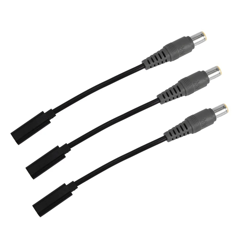 3X USB Type C Female PD Charging Cable Cord For Lenovo Thinkpad X61S R61 T410 T420S T400 T430 SL400 E425