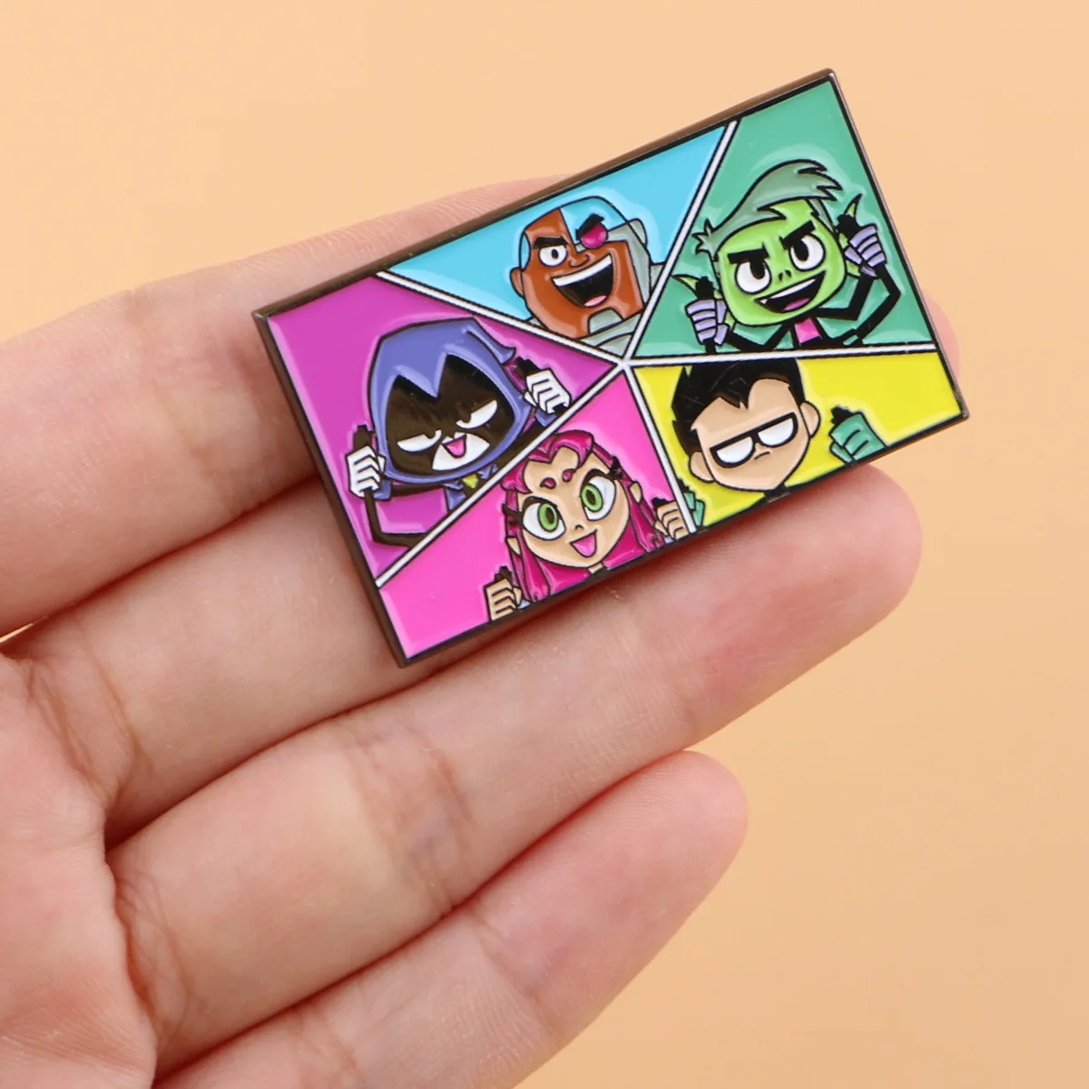 New Teen Heroes Team Enamel Pin Brooch Alloy Badge Accessory for Clothing Backpack Jewelry Cross Border Wholesale Gift Men Women
