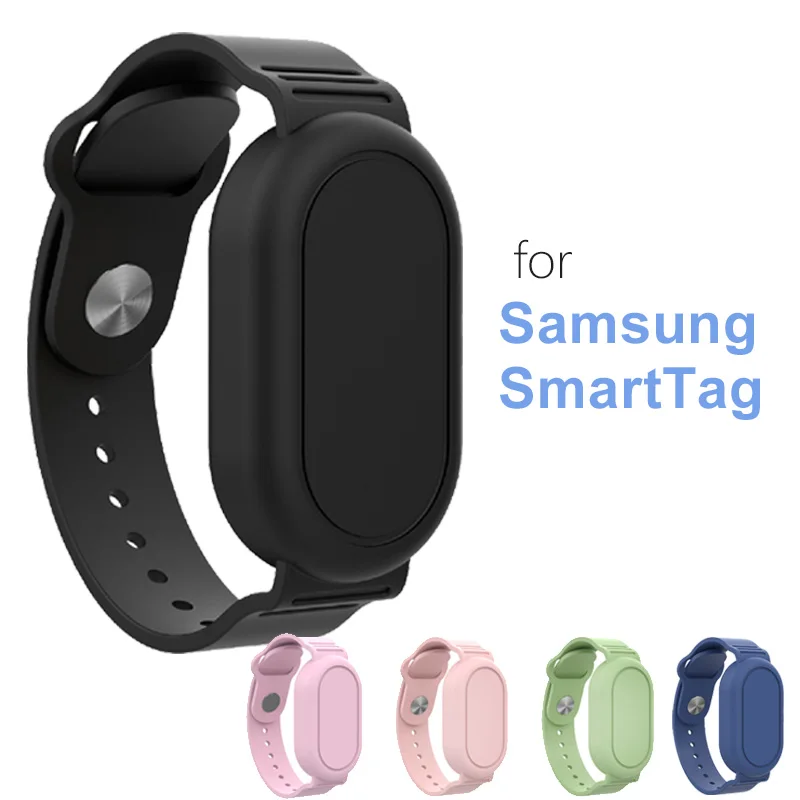 For Samsung Galaxy SmartTag 2 Soft Silicone Strap Bracelet Protective Cover Shell for Galaxy SmartTag2 Children Watch Strap