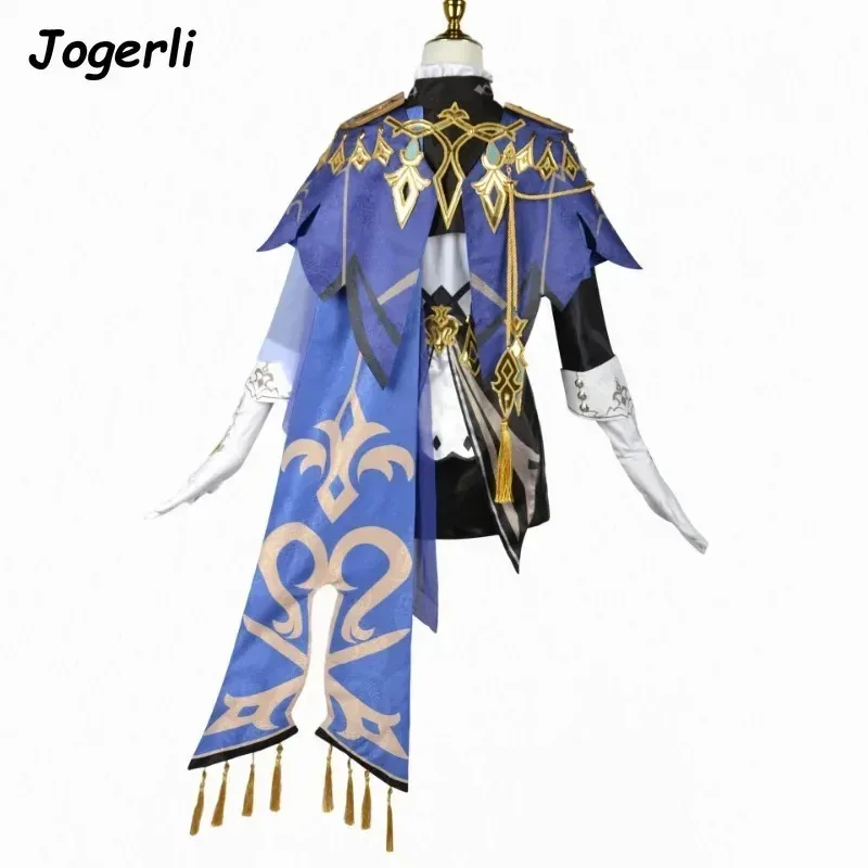 

Genshin Impact Clorinde, костюм для косплея, набор для ролевых игр, парик персонажа Fontaine, аксессуар хорошего качества