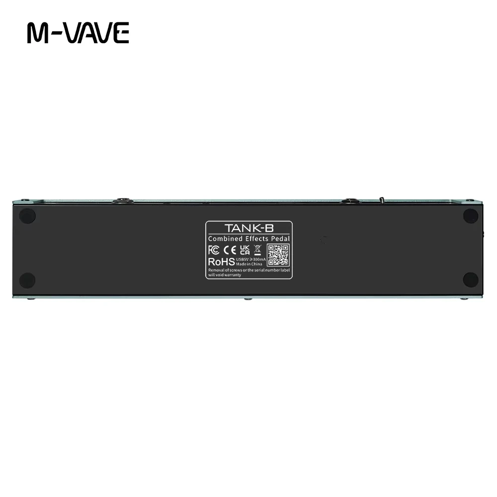 M-VAVE Tank-B/G/MINI Bass Multi-FX Pedal | 36 Presets w/9 Preamp & 8 IR Slots | 3 Mod/Dly/Rvb FX Chains | Type-C Rechargeable image 3