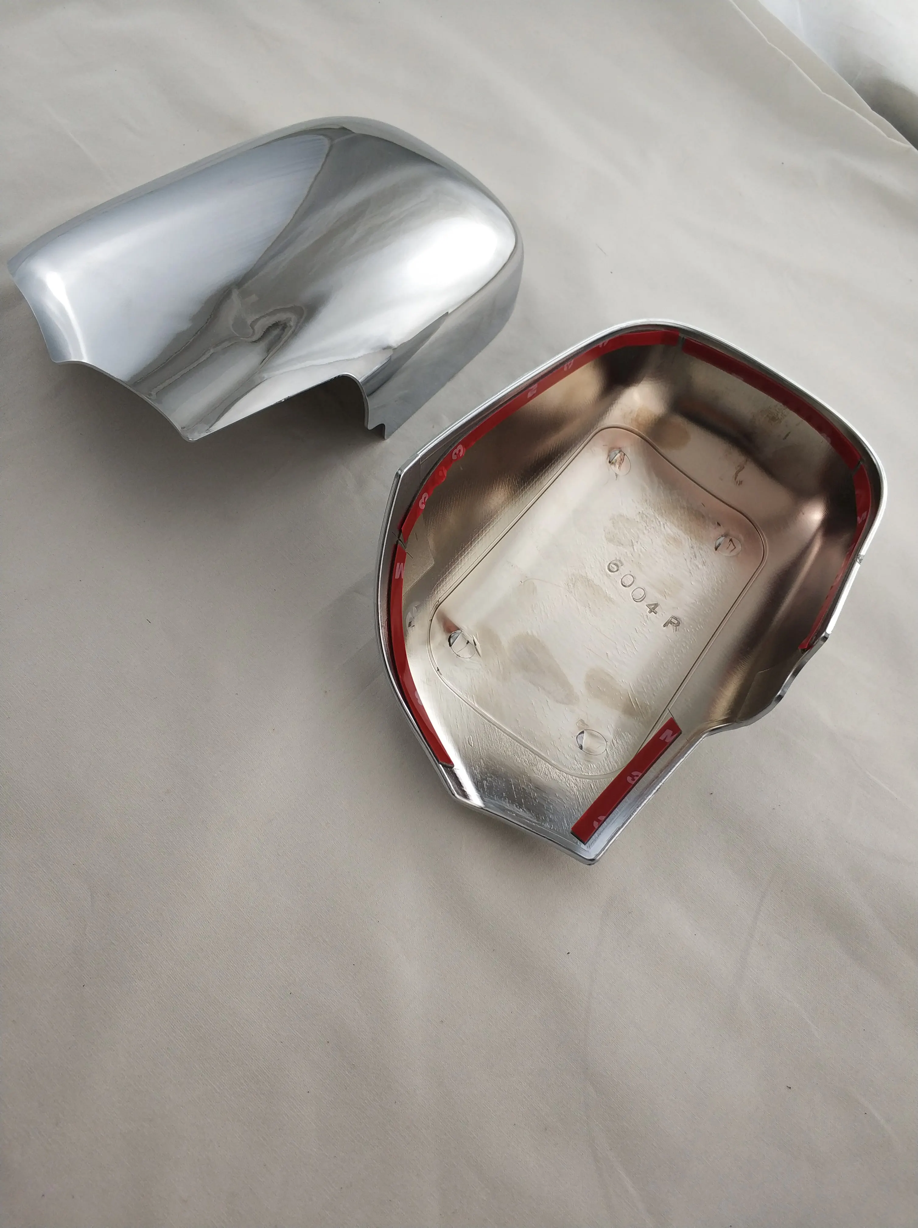 2PCS Car Chrome Plated Rearview Accessories Door Mirror Cover Trim Paste Style For Toyota Yaris Vitz 1996 1997 1998 1999 2000