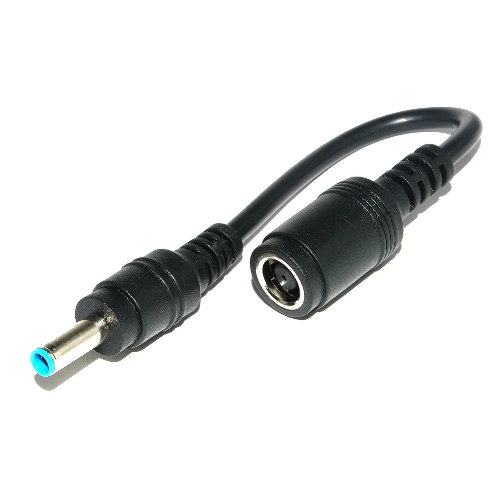 Female 7.4mm x 5.0mm to 4.5mm x3.0mm Male Charger Adapter Power Connector Converter Cable DC Jack for Dell Hp