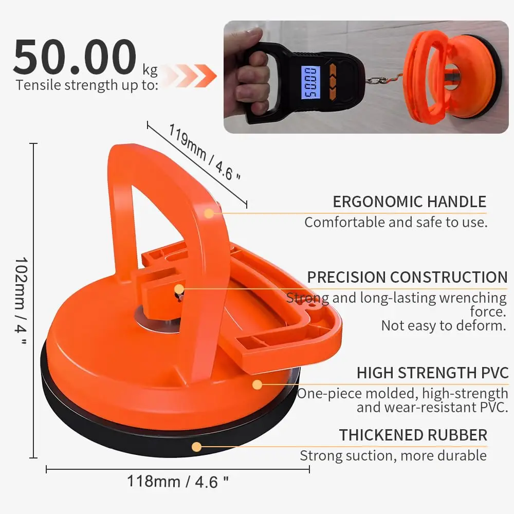 2Pcs Car Bump Puller Car Shape Bump Fixer Repair Tool Set Large Pull Suction Cup Dent Puller Dent Repair Sucker Car Tools For Au