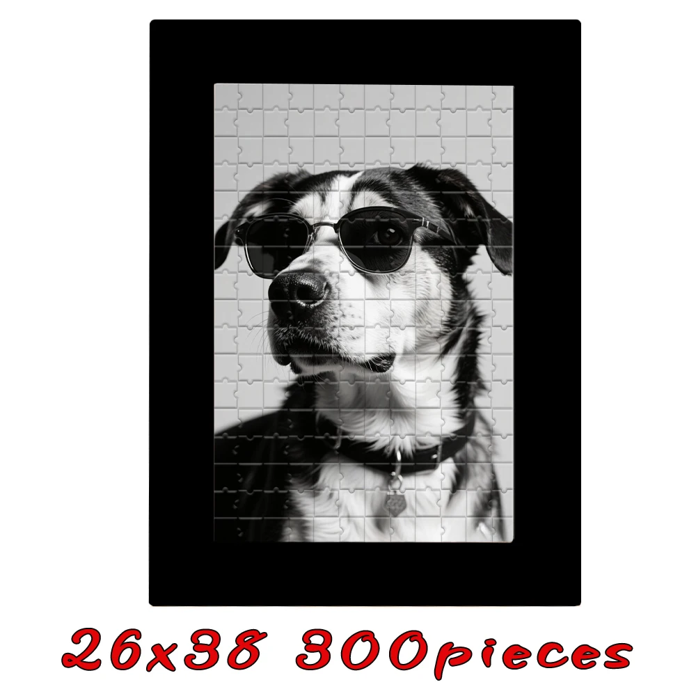 【Op maat】Houten puzzels met frame, aangepaste afstudeerfotopuzzels als geschenk, gepersonaliseerd, houten frames in meerdere kleuren, geschenken