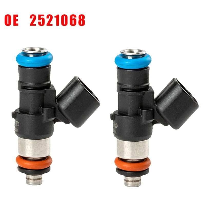 2PCS Fuel Injector 0280158258 2521068 Replacement Parts Accessories For Polaris Ranger Sportsman RZR ACE570 ACE900